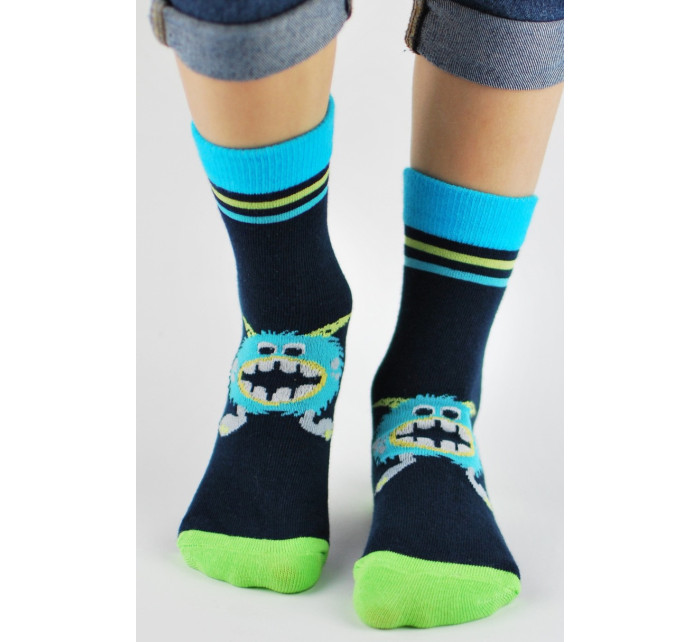 Chlapčenské bavlnené ponožky BOY s ABS SB007