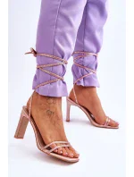 Sandále na šnurovanie model 179622 Step in style