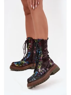 Šnurovací vyšší model 220497 Krok vo veľkom štýle