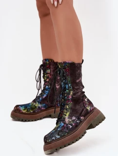 Šnurovací vyšší model 220497 Krok vo veľkom štýle