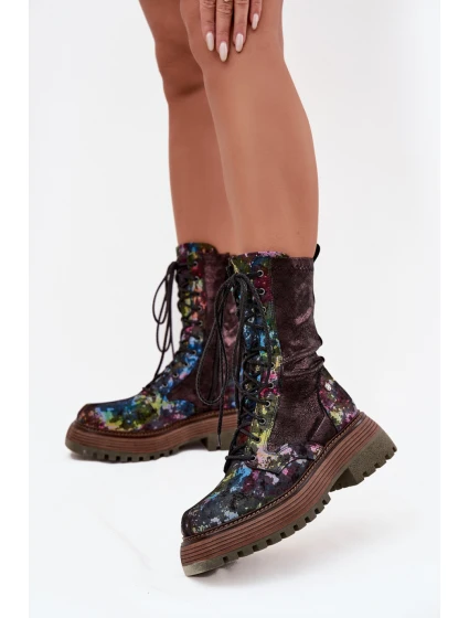 Šnurovací vyšší model 220497 Krok vo veľkom štýle