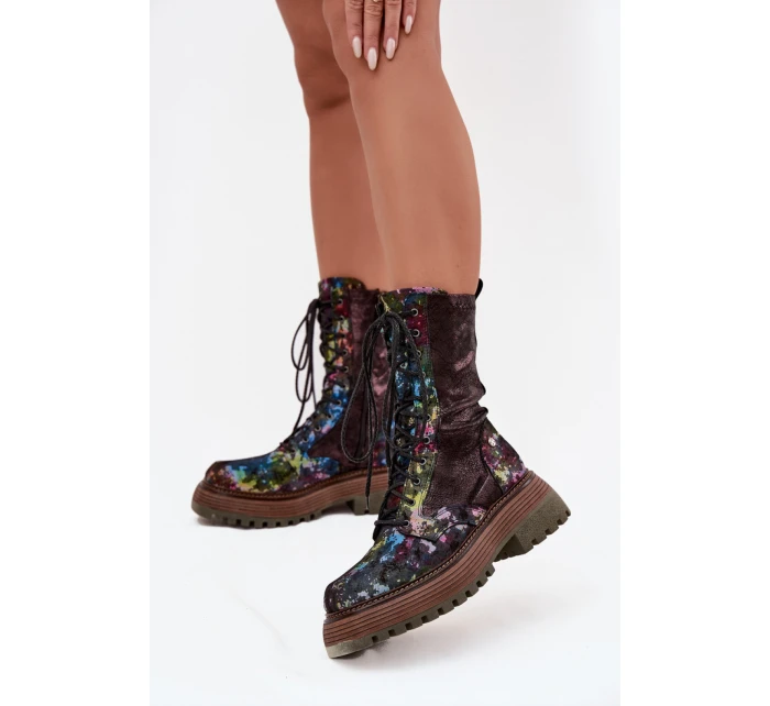 Šnurovací vyšší model 220497 Krok vo veľkom štýle