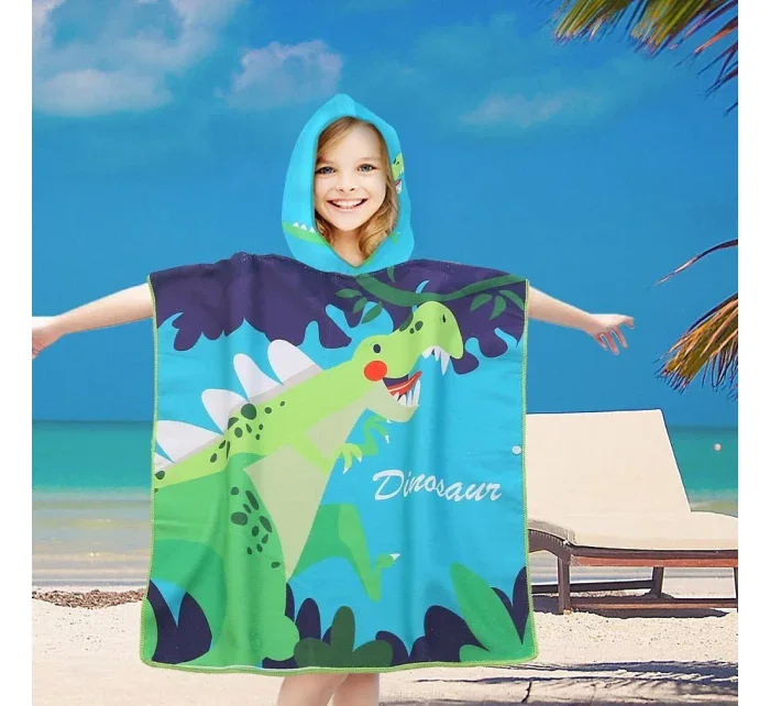 PončoBavlnené svetové detské plážové pončo s kapucňou 60x60 PončoBavlnené svetové detské plážové pončo s kapucňou 60x60
