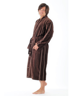 pánské bavlněné kimono hnědá  model 17419103 - Vestis