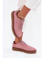 Semišové Dámské Tenisky Daniel  Růžové model 21703337 - Daniel Lopez Just Dare