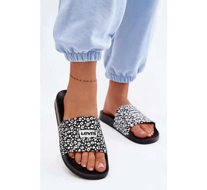 pantofle Černé model 22102709 - Levis pantofle Černé model 22102709 - Levis