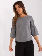 Blúzka LK BZ 506434.33P sivoružová