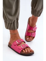 Dámske papuče s prackami Fuchsia Oliena Dámske papuče s prackami Fuchsia Oliena
