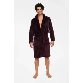 Pánsky župan TRICK 40067 AW22 bordový - Henderson