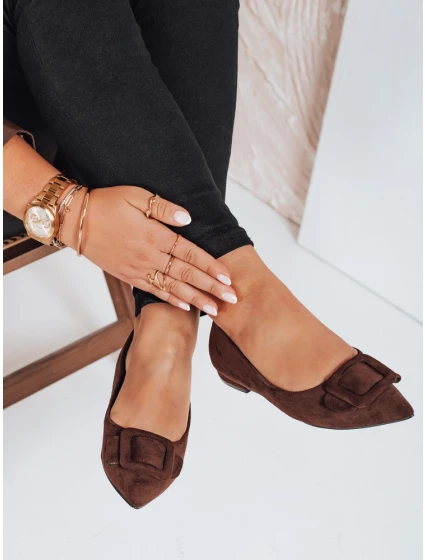 Dámske semišové baleríny FashionStreet ZY1053