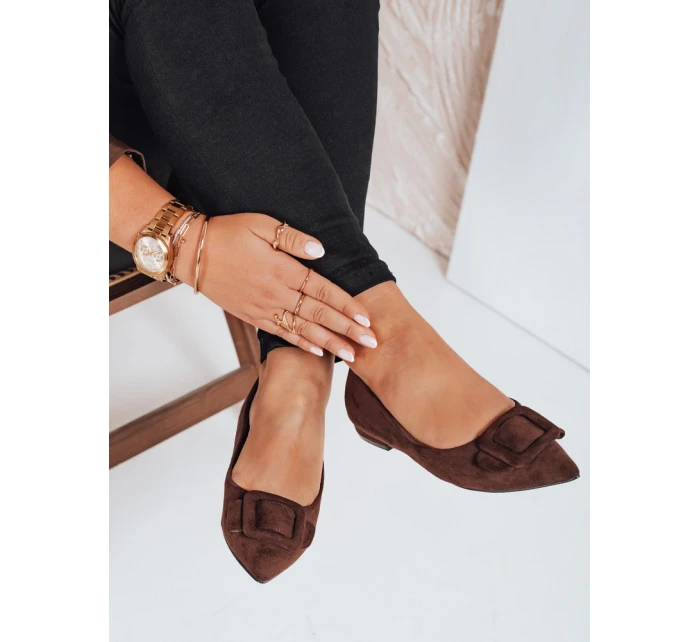 Dámske semišové baleríny FashionStreet ZY1053