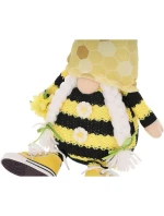 GNOM SITTING GHOST 35+6CM IN TRAMPS SPRING DECORATION detské GNOM SITTING GHOST 35+6CM IN TRAMPS SPRING DECORATION detské