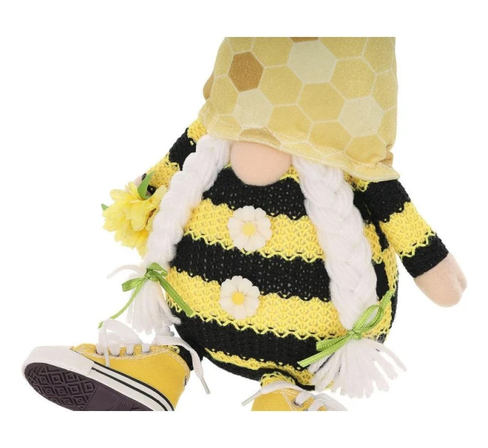 GNOM SITTING GHOST 35+6CM IN TRAMPS SPRING DECORATION detské GNOM SITTING GHOST 35+6CM IN TRAMPS SPRING DECORATION detské