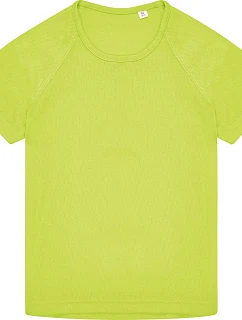 B&C Active T /kids Detské športové tričko „Active“ 01.ATK4 ultra yellow