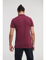 Russell Athletic 566M Pánske elastické polo tričko z piké 10.566M biele Russell Athletic 566M Pánske elastické polo tričko z piké 10.566M biele
