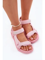 Dámské Sandály Materiálové Na   Růžové model 21693267 - Lee Cooper