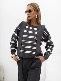 Sweter IR SW model 22544445 grafitowy - FPrice
