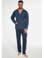 Pánské rozepínací pyžamo model 18804566 dł/r S2XL - Cornette Pánské rozepínací pyžamo model 18804566 dł/r S2XL - Cornette