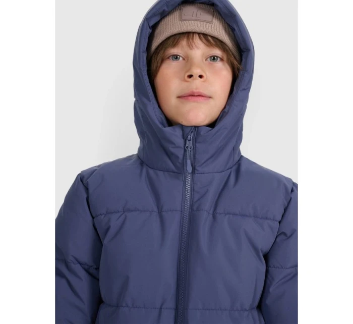 Chlapčenská páperová bunda so syntetickou výplňou 4F 4FJRAW25TDJAM0805-32S