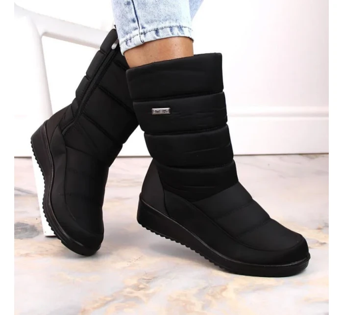 Snežnice vysoké Novinky W EVE436A black Snežnice vysoké Novinky W EVE436A black