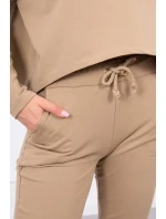 Souprava s oversize halenkou camel Souprava s oversize halenkou camel