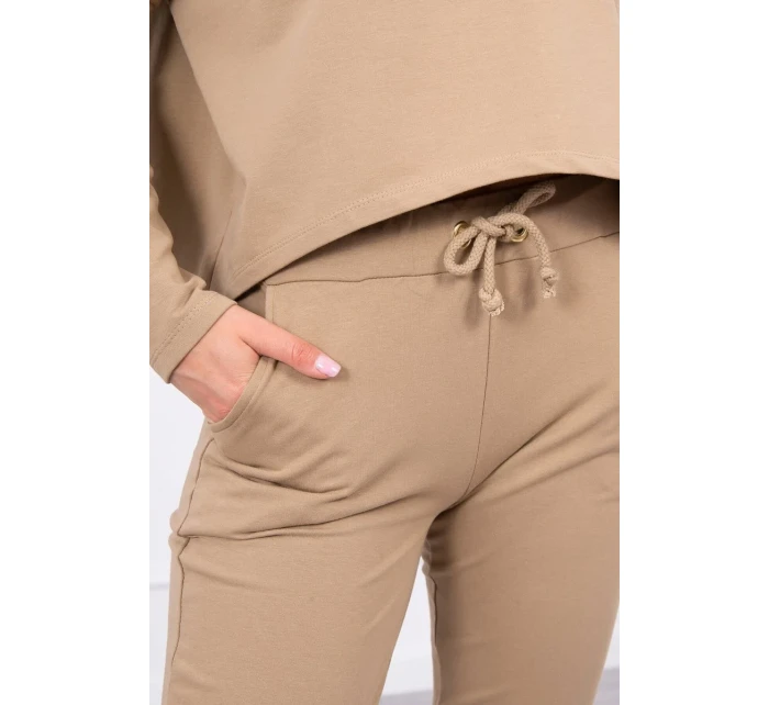 Souprava s oversize halenkou camel Souprava s oversize halenkou camel