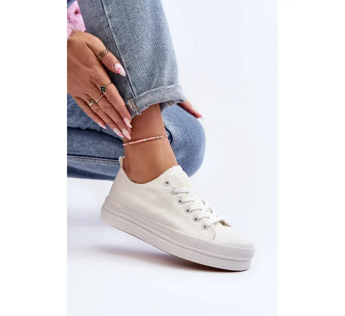 Dámské látkové tenisky bílé Staneva Dámské látkové tenisky bílé Staneva