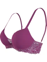 Dámske podprsenka LIFT DEMI 000QF6394EVID fialová - Calvin Klein
