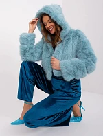 Dámska bunda AT KR 2378.97P svetlo modrá - FPrice