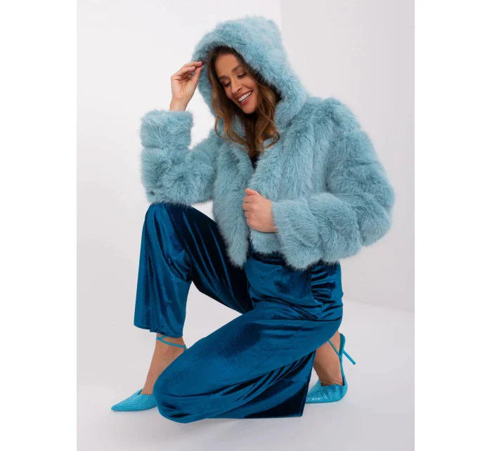 Dámska bunda AT KR 2378.97P svetlo modrá - FPrice Dámska bunda AT KR 2378.97P svetlo modrá - FPrice