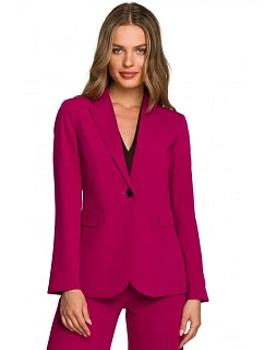 Sako s jedním knoflíkem  švestka model 22069754 - STYLOVE