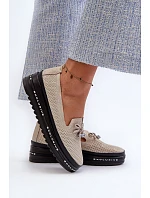 Dámské boty model 22092284 zlaté - S.Barski