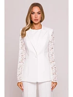 Dámska bunda M865 ecru - Moe