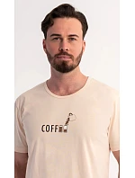 Pánské pyžamo šortky Coffee Pánské pyžamo šortky Coffee