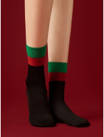 Dámske ponožky Fiore G 1121 Jingle Vianočné