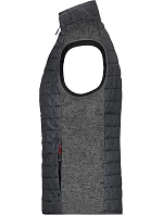 JN Dámská pletená hybridní vesta 02.0 grey melange/anthracite melange model 22489224 - Daiber JN Dámská pletená hybridní vesta 02.0 grey melange/anthracite melange model 22489224 - Daiber