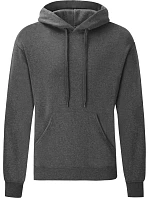 Fruit of the Loom Classic Hooded Sweat Mikina s kapucňou 16.2208 tmavošedá melírovaná Fruit of the Loom Classic Hooded Sweat Mikina s kapucňou 16.2208 tmavošedá melírovaná