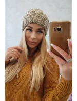 Dámska čiapka Eliza K205 cappuccino+light khaki Dámska čiapka Eliza K205 cappuccino+light khaki
