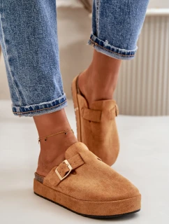 Dámské Klapky Na Platformě Se Zlatou Camel model 21670545 - Boto