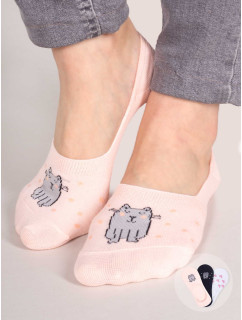 Yoclub Bavlnené dievčenské ponožky 3-pack SKB-0093G-AA00 Viacfarebné