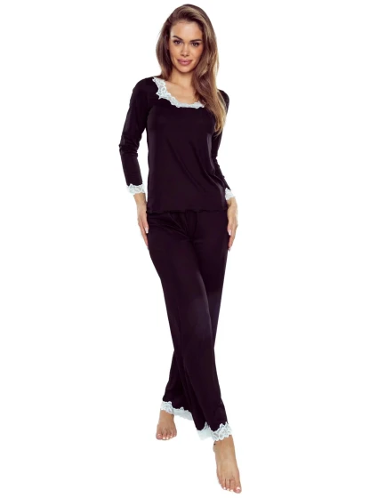 Dámske pyžamo Arleta čierne - ELDAR