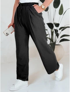 Dámské kalhoty se širokými nohavicemi černé Dstreet model 21987408 - FashionStreet