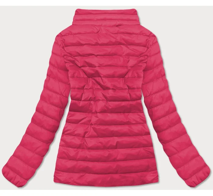 Ľahká ružová dámska prešívaná bunda (20311-266) Ľahká ružová dámska prešívaná bunda (20311-266)