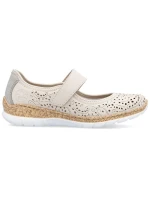 damskie na  beżowe model 22026014 - Rieker