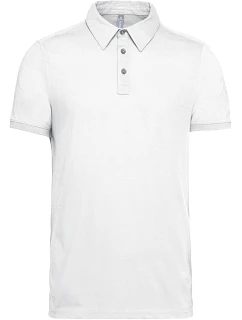 Kariban K 262 Pánske džersejové polo 20.K262 biele