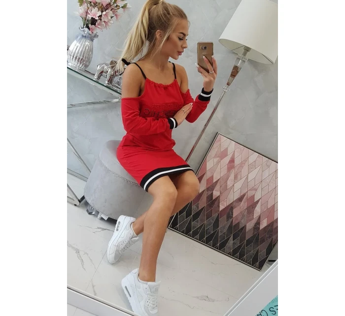 Tres Chic červené šaty