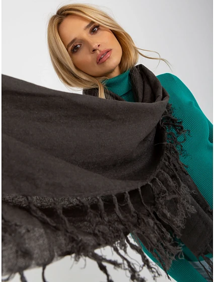 Šála AT SZ model 17848881 tmavě šedá - FPrice