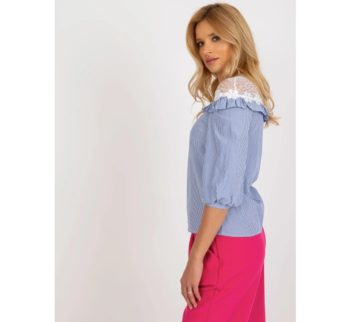 Bluzka LK BZ model 18605120 biało niebieski - FPrice