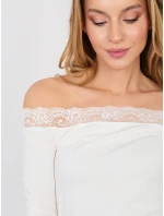 Bluzka RV BZ model 22013865 ecru - FPrice Bluzka RV BZ model 22013865 ecru - FPrice