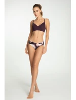 Spodní díl bikin Velvet Bloom Tanga Brasil - Julimex